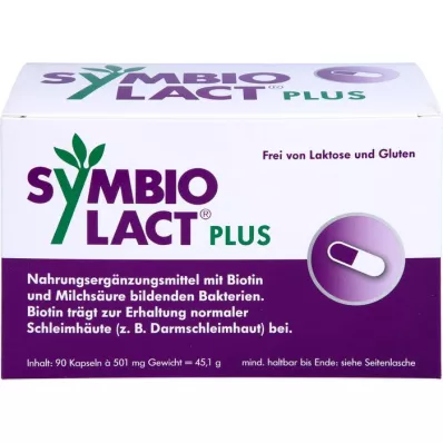 SYMBIOLACT PLUS Kapsulės, 90 vnt