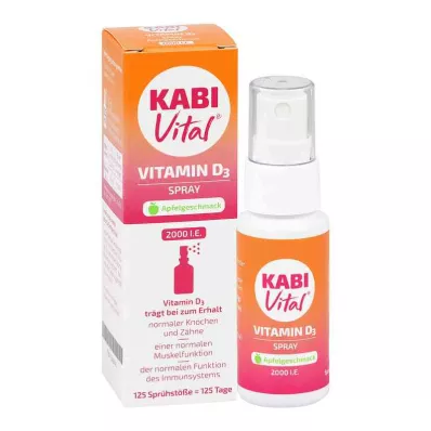 Kabivital 2000 I.e.D3 Spray Apple Flavor (25 ml) Kabivital 2000 I.e.D3 Spray Apple Flavor (25 ml)