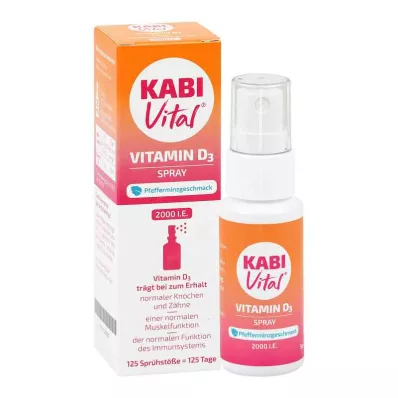 Kabivital 2000 I.e.D3 purškiamas pipirmėčių skonis (25 ml)