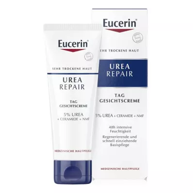 EUCERIN UreaRepair veido kremas 5% dieninis, 50 ml