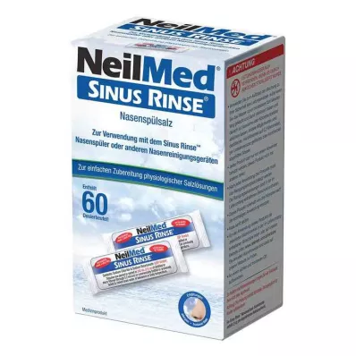 Neilmed Sinus Rinse nosies skalavimo druskos dozavimo maišelis, 60X2,4 g