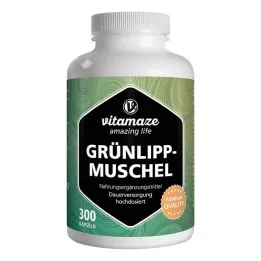 GRÜNLIPPMUSCHEL 500 mg didelės dozės kapsulės, 300 vnt