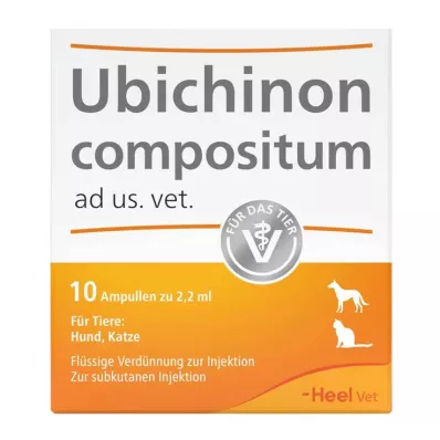 UBICHINON compositum ad us.vet.ampulės, 10 vnt