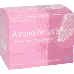 AMOROLFIN acis 50 mg/ml nagų lakas, kurio sudėtyje yra veikliosios medžiagos, 6 ml