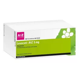 LEVOCETI-AbZ 5 mg plėvele dengtos tabletės, 100 vnt