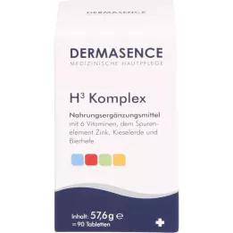DERMASENCE H3 komplekso tabletės, 90 kapsulių