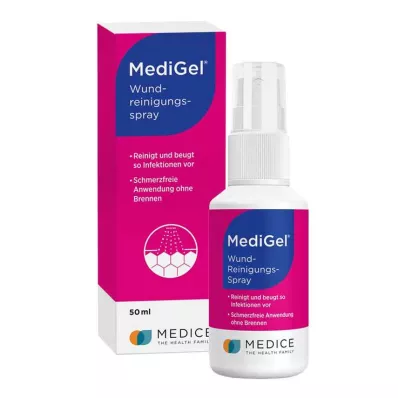 MediGel® žaizdų valymo purškalas, 50 ml