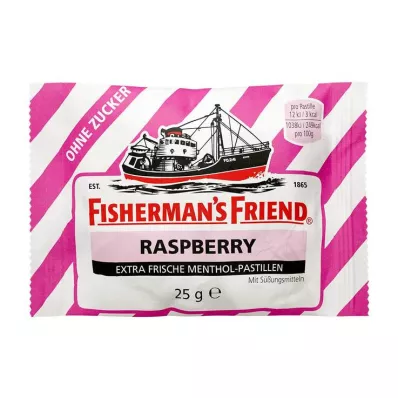 FISHERMANS FRIEND Aviečių pastilės be cukraus, 25 g