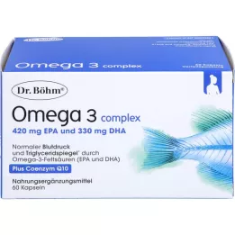 DR.BÖHM Omega-3 komplekso kapsulės, 60 kapsulių