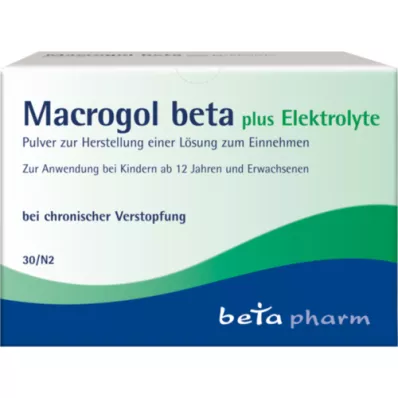 MACROGOL beta plus Electrolyte Plv.for oral use, 30 vnt