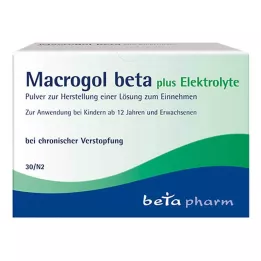 Macrogol beta plus elektrolitų milteliai, 30 vnt