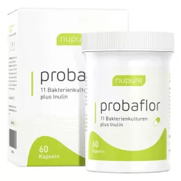 NUPURE probaflor probiotikai žarnyno reabilitacijai, 60 vnt