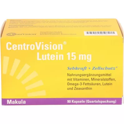 CENTROVISION 15 mg liuteino kapsulės, 90 vnt