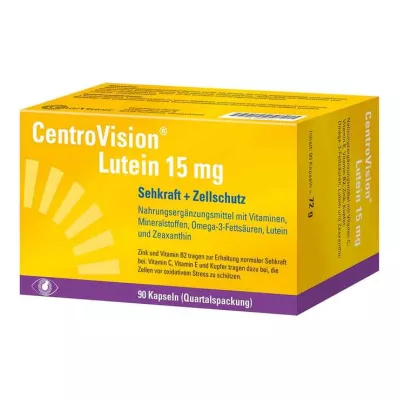 CENTROVISION 15 mg liuteino kapsulės, 90 vnt