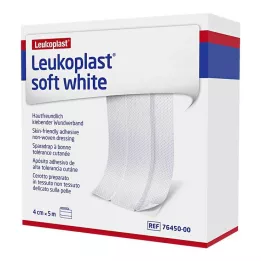 LEUKOPLAST minkštas baltas gipsas 4 cmx5 m ritinėlis, 1 vnt