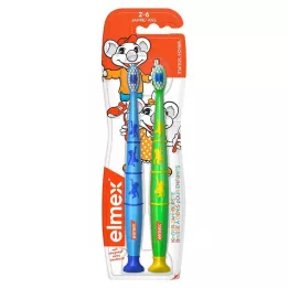 ELMEX Vaikiškas dantų šepetėlis Duo Pack, 2 vnt