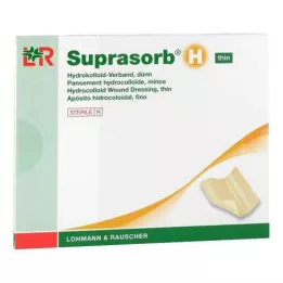 Suprasorb H hidrokoloidinis tvarsliava plonas 5x5 cm, 10 vnt