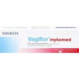 VAGIFLOR mykomed 200 mg makšties tabletės, 3 vnt