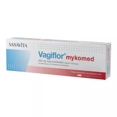VAGIFLOR mykomed 200 mg makšties tabletės, 3 vnt