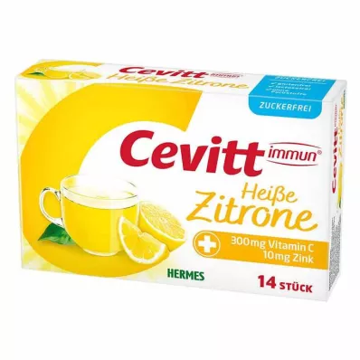 Cevitt immune karštos citrinos granulės be cukraus, 14 vnt