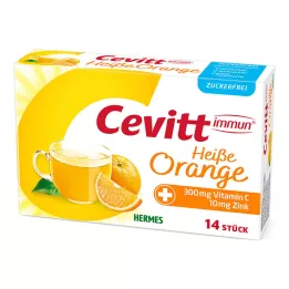 CEVITT Immune hot orange granulės be cukraus, 14 vnt