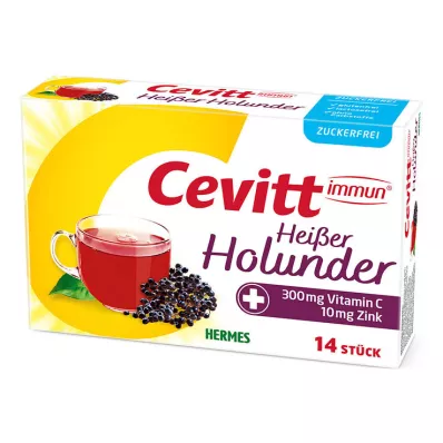 Cevitt immune karštosios šeivamedžio uogų granulės be cukraus, 14 vnt