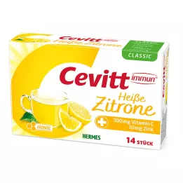 CEVITT Immune hot lemon classic granulės, 14 vnt