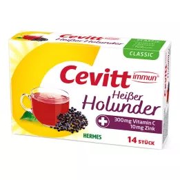 CEVITT Imuninis karštas šeivamedžio uogų klasikinės granulės, 14 vnt