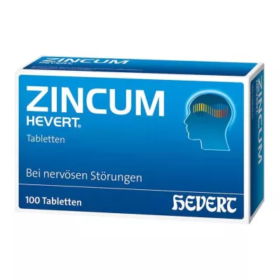 ZINCUM HEVERT Tabletės, 100 vnt ZINCUM HEVERT Tabletės, 100 vnt