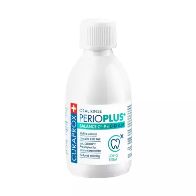 Burnos skalavimo skystis Curaprox Perio Plus + Balance, 200 ml
