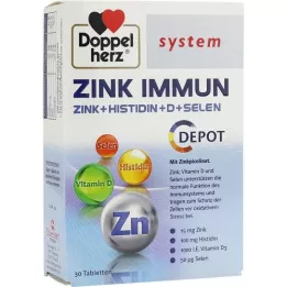 DOPPELHERZ Cinko Immune Depot System tabletės, 30 kapsulių