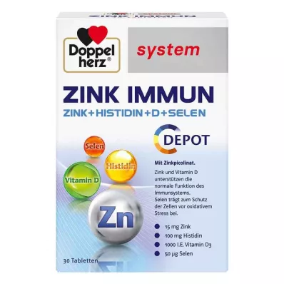 Doppelherz Zinc Immun Depot sistemos tabletės, 30 vnt