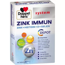 DOPPELHERZ Cinko imuninės sistemos Depot tabletės, 100 kapsulių