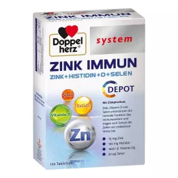 DOPPELHERZ Cinko imuninės sistemos Depot tabletės, 100 kapsulių