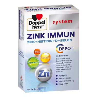 Doppelherz Zinc Immun Depot sistemos tabletės, 100 vnt Doppelherz Zinc Immun Depot sistemos tabletės, 100 vnt