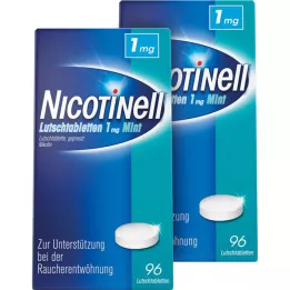 NICOTINELL Pastilės 1 mg mėtų, 2X96 vnt