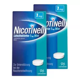 NICOTINELL Pastilės 1 mg mėtų, 2X96 vnt