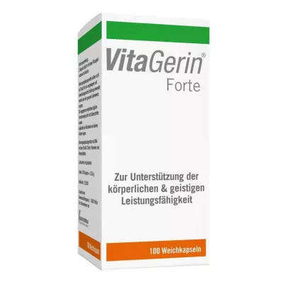 Vita Gerin Forte minkštos kapsulės, 100 vnt