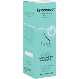 LEVOCAMED 0,5 mg/ml nosies purškalo suspensija, 5 ml