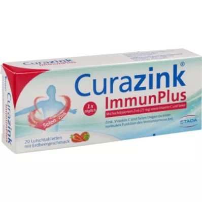 CURAZINK ImmunPlus pastilės, 20 vnt