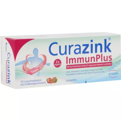 CURAZINK ImmunPlus pastilės, 50 vnt