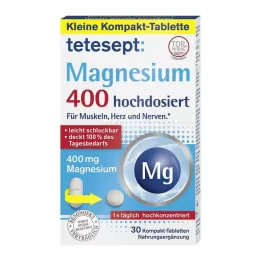 Tetesept Magnesium 400 didelės dozės tabletės, 30 vnt