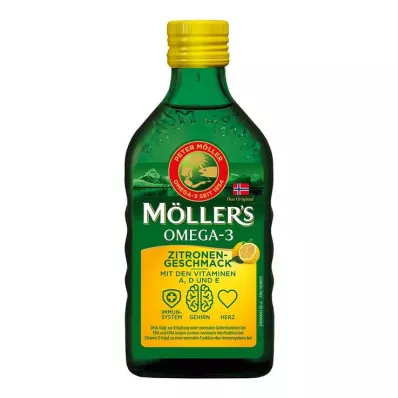 MÖLLERS Omega-3 citrinų skonio aliejus, 250 ml