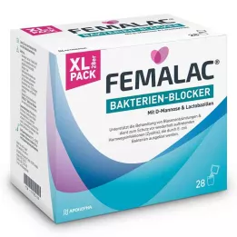 FEMALAC Bakterijų blokatorių milteliai, 28 vnt