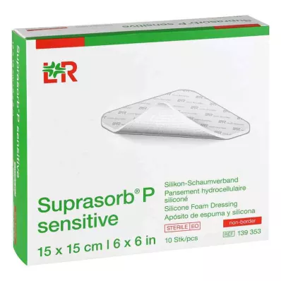 Suprasorb P jautrus PU-putplastis beborinis 15x15cm, 10 vnt Suprasorb P jautrus PU-putplastis beborinis 15x15cm, 10 vnt