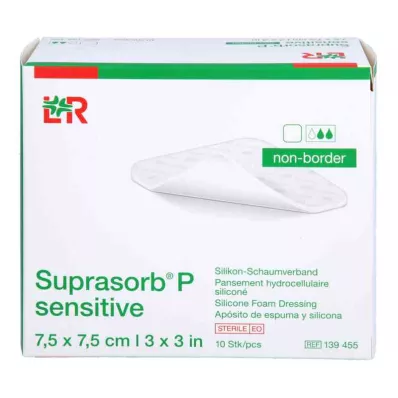Suprasorb P jautrus PU-putplastis neborinis 7,5x7,5, 10 vnt Suprasorb P jautrus PU-putplastis neborinis 7,5x7,5, 10 vnt