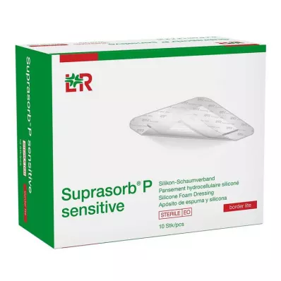 Suprasorb P jautrus PU-Schaumv.bor.lite 10x10cm, 10 vnt