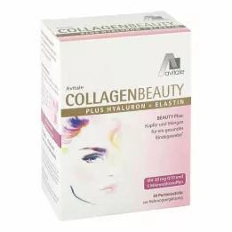 COLLAGENBEAUTY plius hialurono ir elastino lazdelės, 30 vnt