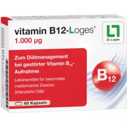 VITAMIN B12-LOGES 1 000 μg kapsulės, 60 vnt