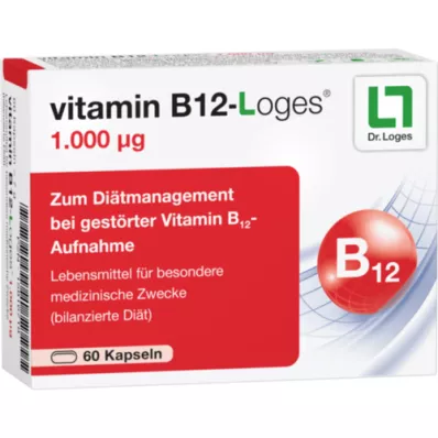 VITAMIN B12-LOGES 1 000 μg kapsulės, 60 vnt